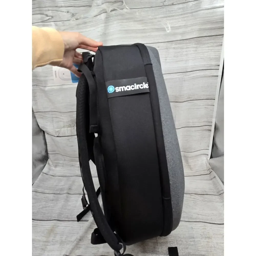 Smacircle backpack Gray. NWT. Holds S1 Foldable Bike (Not Included) #12015